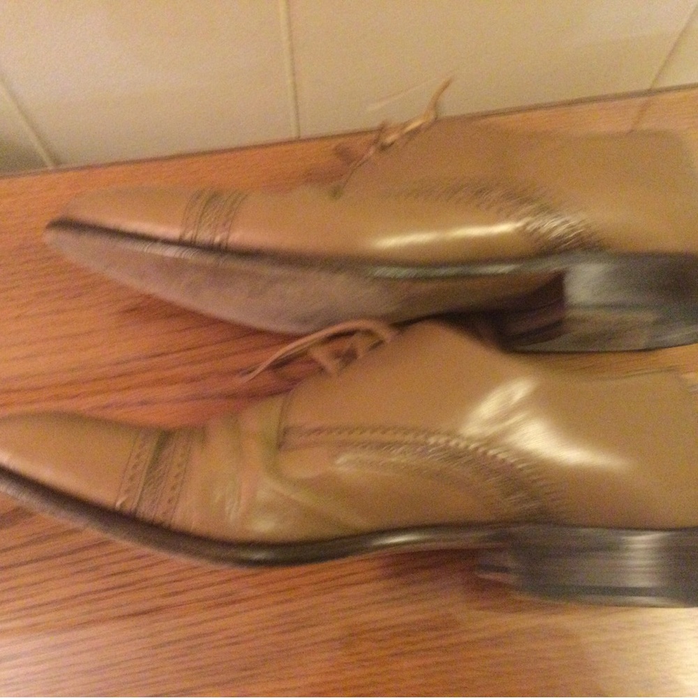 Moreschi Light Brown Oxfords - Picture 8 of 8